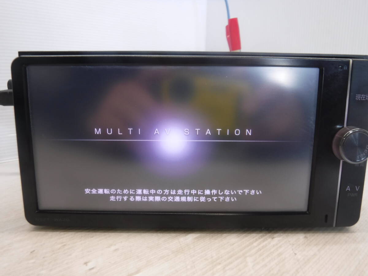 トヨタ純正 SDナビ NSZT-W62G CD/DVD/SD/フルセグTV/Bluetooth 中古拍卖