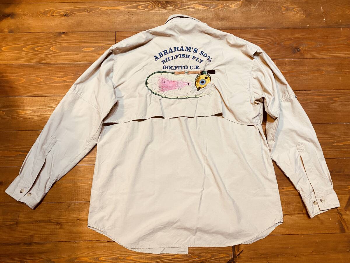Columbia fishing embroidered shirt UPF30 コロンビア  フィッシング  刺繍  シャツ  釣り拍卖