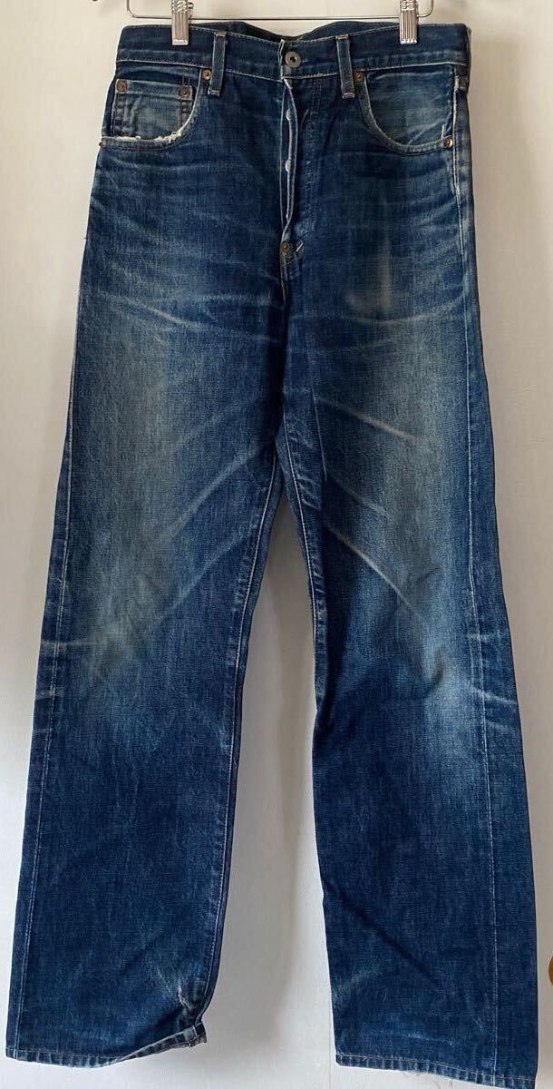 リーバイス702 ジーンズ インディゴ ヴィンテージ 赤耳ビックE W30拍卖