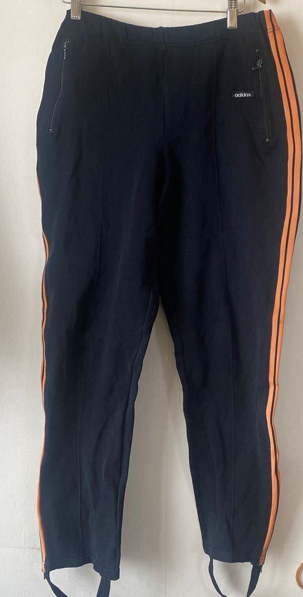adidas アディダス ジャージ パンツ ブラック 古着 西ドイツ サイズ5拍卖