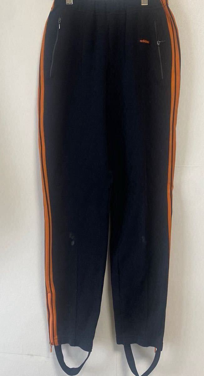 アディダス ジャージ パンツ 西ドイツ ヴィンテージ ブラック×オレンジ サイズ3 拍卖