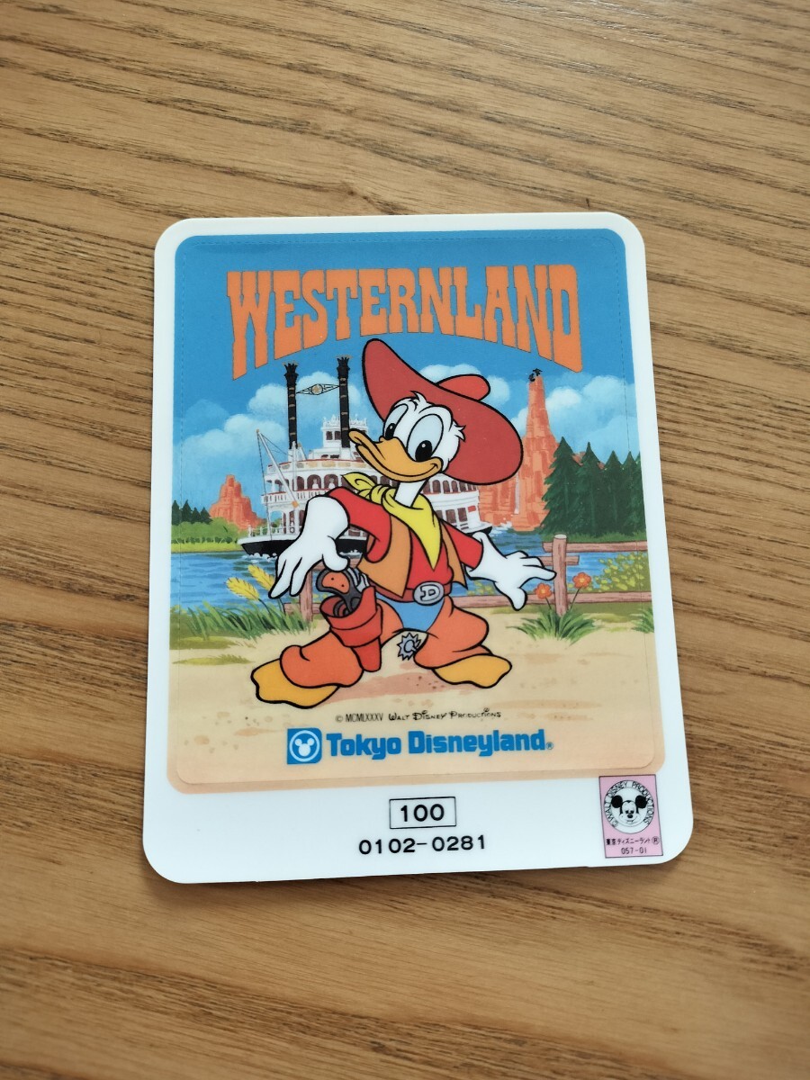 レトロ ステッカー ディズニーランド ドナルドダック 拍卖