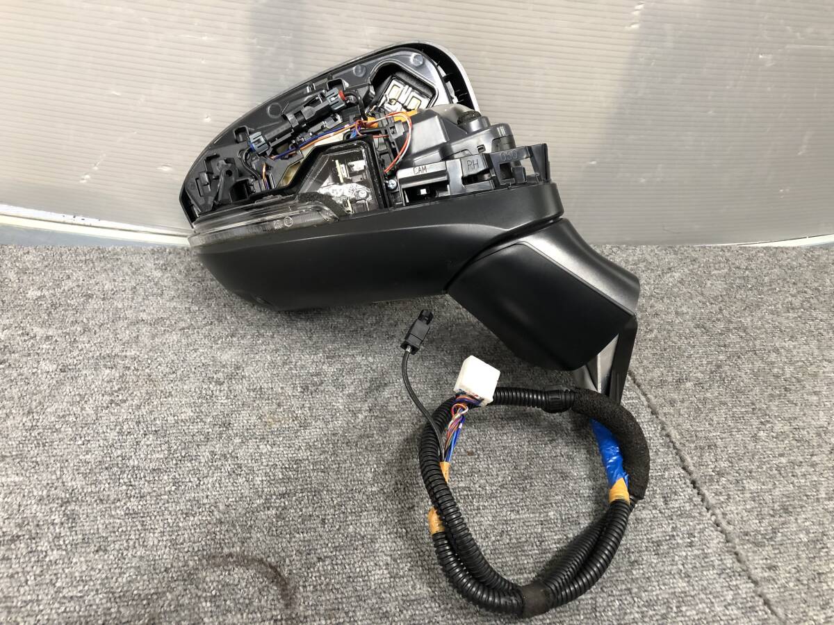 □□2503-61 FE0 アリア 純正 右 ドアミラー カメラ付 10P カバー欠品 ICHIKOH 8346 049984 96301-5MP1A 動作品!拍卖