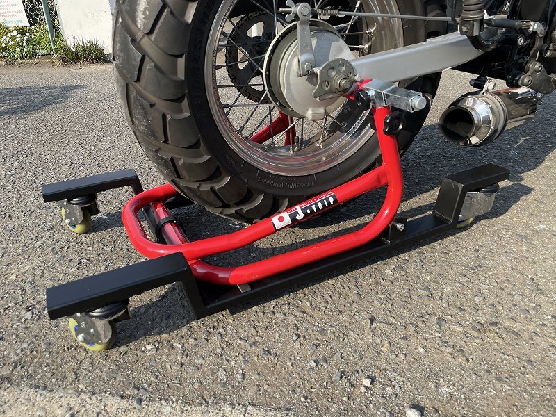 ★☆ナロースタンド こだわりのワンオフ移動式 バイク用 リアメンテナンススタンド J-TRIP☆★拍卖