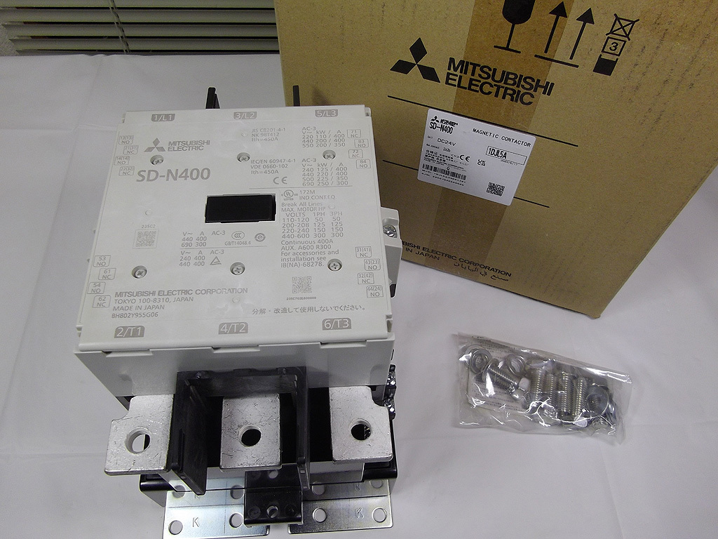 三菱電機 SD-N400 DC24V 直流電磁接触器拍卖