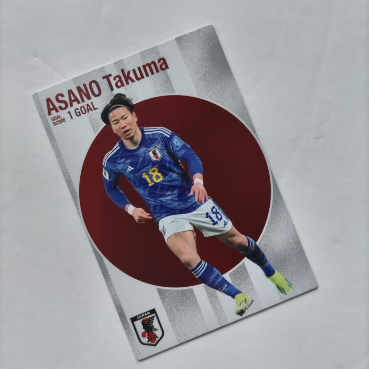 カルビー サッカー日本代表チーム2024 ゴールスコアラーカード GS-08 MF/FW 浅野 拓磨拍卖