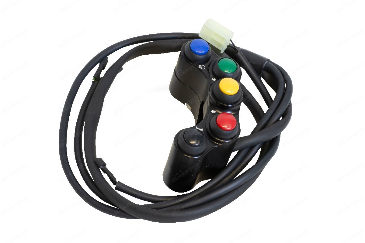 【国内在庫】WRS YAMAHA ヤマハ YZF-R6 2017-2020 7ボタンレーシングスイッチ 左ハンドル側 ストリート用 ハードアルマイト加工拍卖