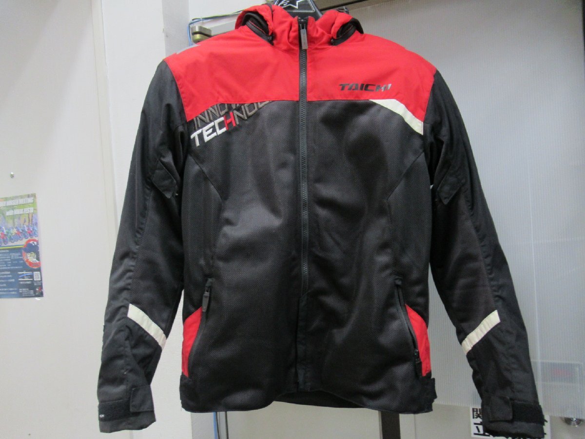 RSタイチ 【RSJ341】 エアースピードパーカー メッシュジャケット 黒赤 Lサイズ拍卖