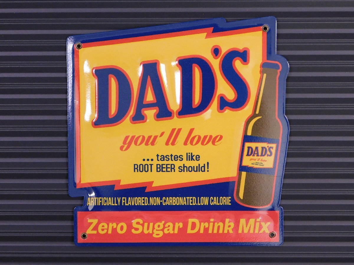◆送料無料◆【DAD'S・ルートビア】※《ミニエンボスメタルサイン》 アメリカン雑貨 エンボス看板 ブリキ看板 148拍卖