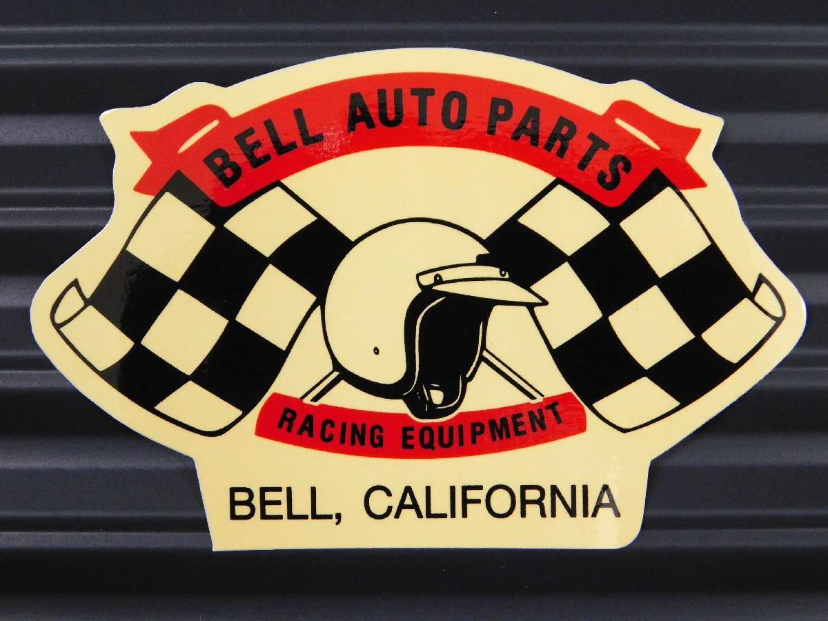 ◆送料\110◆【BELL AUTO PARTS・ベル】※《レーシングステッカー》 (品番ms024) アメリカン雑貨 ガレージ拍卖