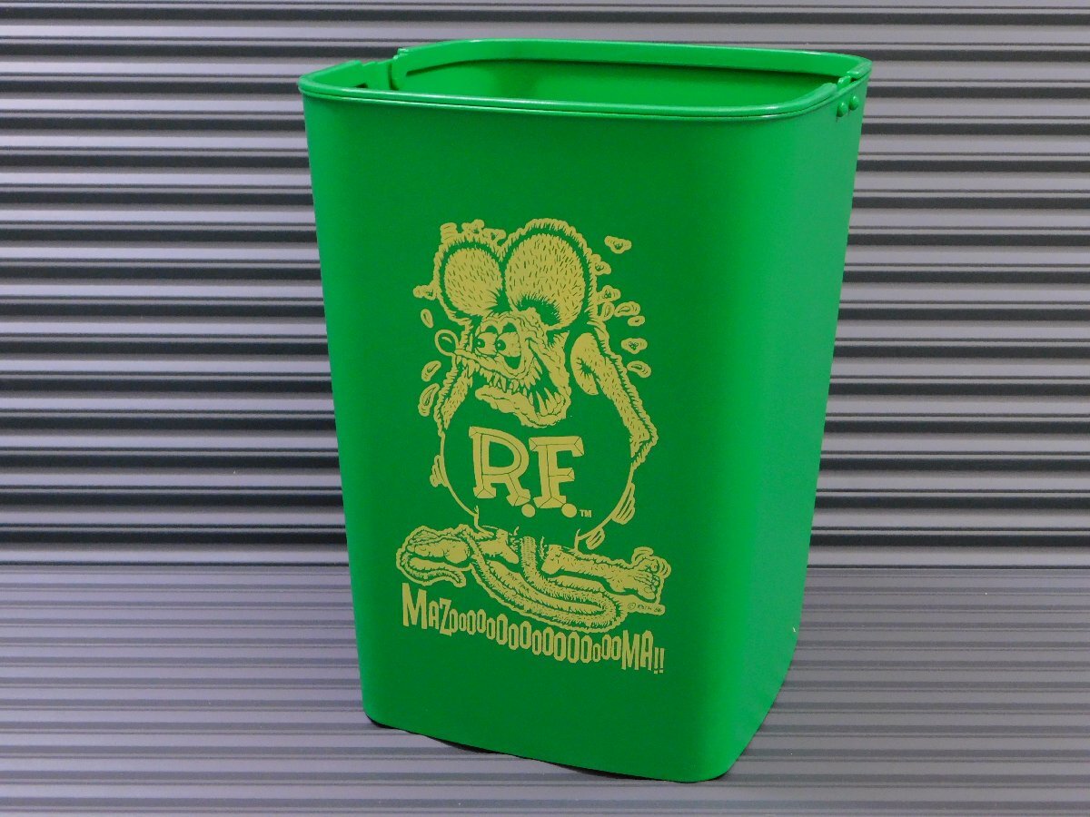 【Rat Fink・ラットフィンク】※《ダストボックス10L / グリーン》 RAF606GR ごみ箱 バケツ アメリカン雑貨拍卖