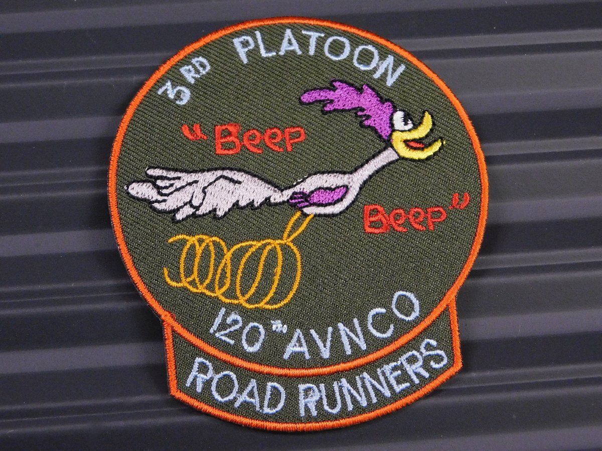 ◆送料\110◆【ROAD RUNNER・ロードランナー⑲】※《アイロン刺繍ワッペン》 アメリカン雑貨 刺繍ワッペン アイロンワッペン拍卖