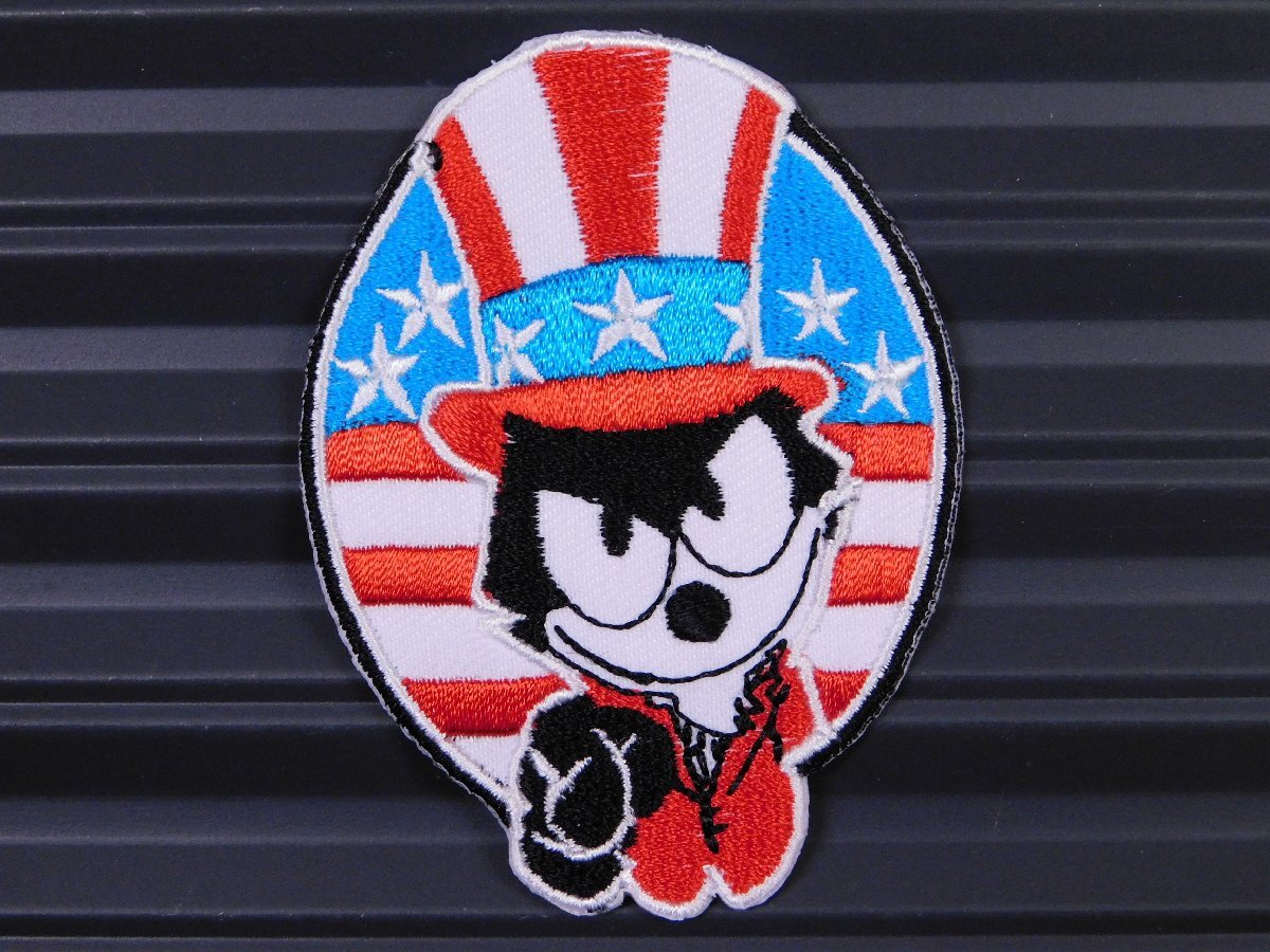 ◆送料\110◆【FELIX・フィリックス⑥】※《アイロン刺繍ワッペン》 アメリカン雑貨 刺繍ワッペン アイロンワッペン拍卖