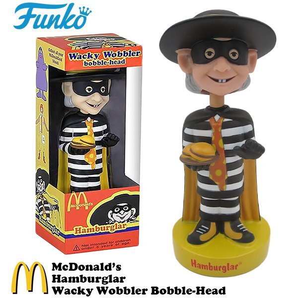 ◆送料無料◆【HAMBURGLAR・ハンバーグラー】※《ボビングヘッド》 アメリカン雑貨 フィギュア FUNKO McDonald's拍卖