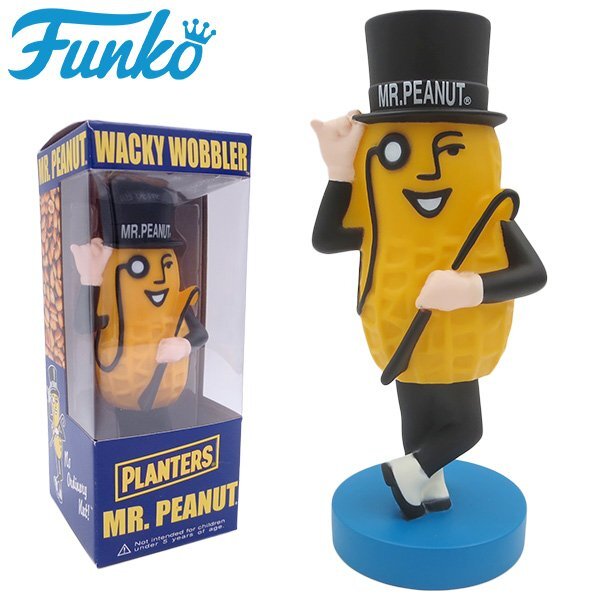 ◆送料無料◆【Mr.PEANUT・ミスターピーナッツ】※《ボビングヘッド》 アメリカン雑貨 フィギュア FUNKO拍卖