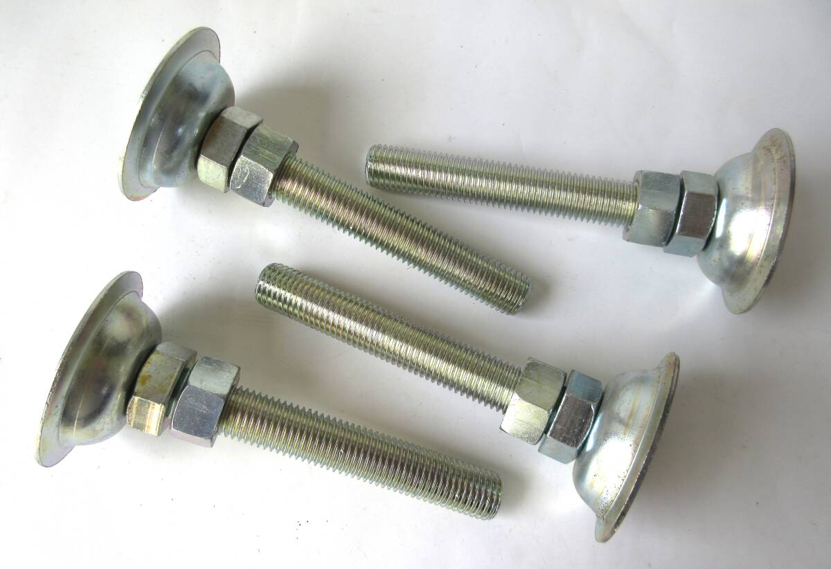 在庫処分未使用品 大和螺子アジャスターボルト DA20×130 4本セット 調整ボルト レベルボルト拍卖