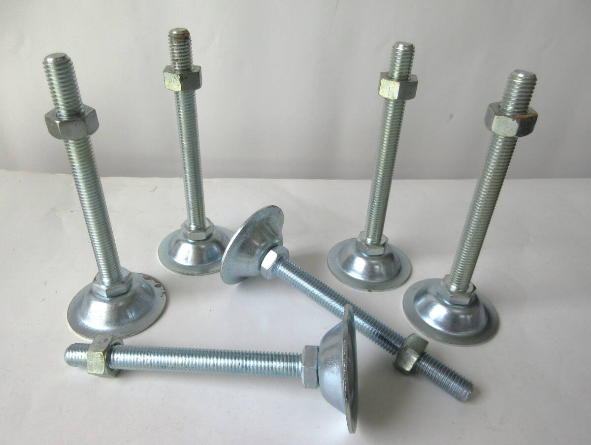 在庫処分未使用品 大和螺子アジャスターボルト DA12×120 6本セット 調整ボルト レベルボルト拍卖