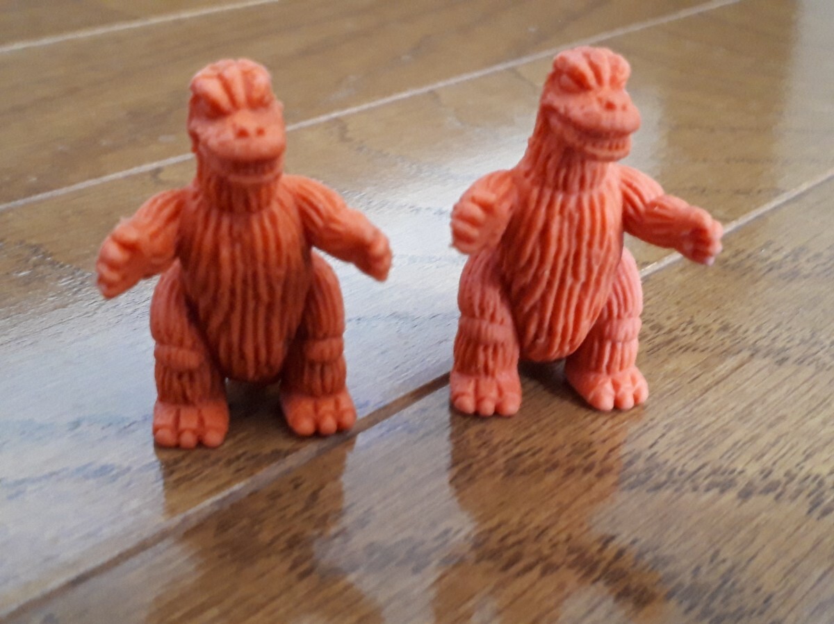 怪獣 消しゴム ゴジラ 2体セット 当時物 昭和レトロ フィギュア拍卖