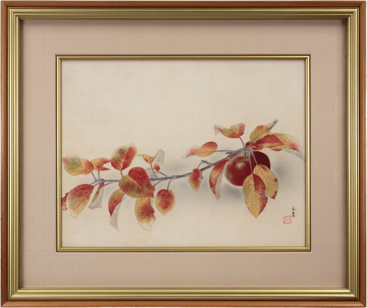 岩橋英遠 「晩秋」 日本画 絵画 - 北海道画廊拍卖