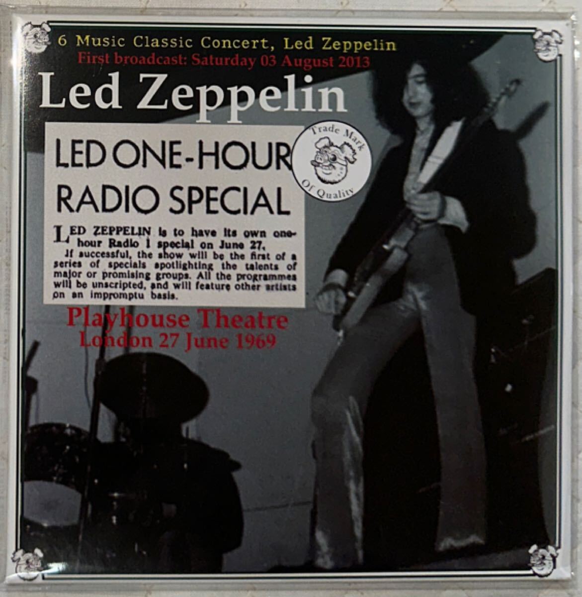LED ZEPPELIN / レッド・ツェッペリン / LED ONE-HOUR RADIO SPECIAL / June 27, 1969 / BOLESKINE HOUSE RECORDS / TARANTURA拍卖
