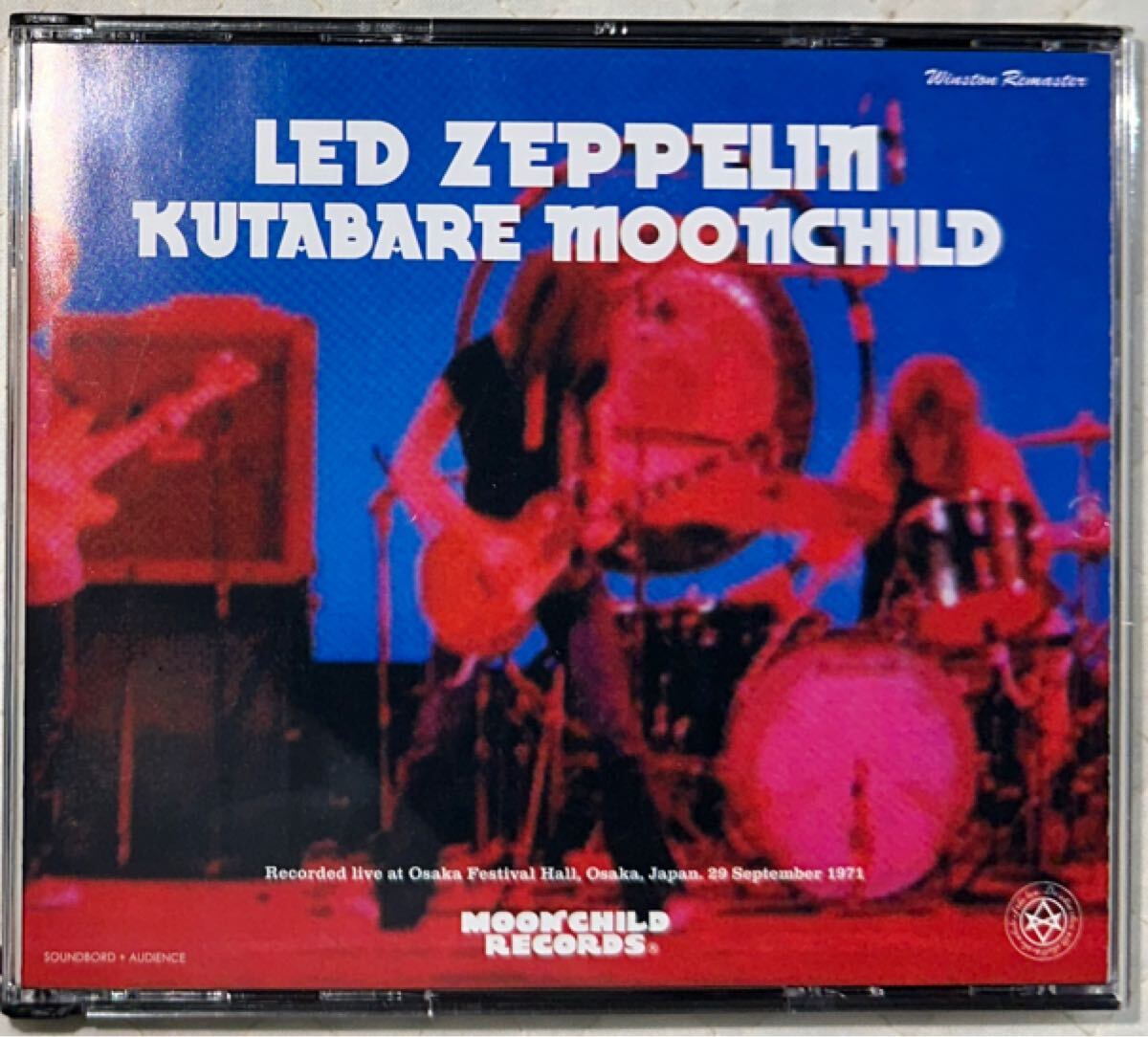 3CD!LED ZEPPELIN / レッド・ツェッペリン / KUTABARE MOONCHILD / Osaka, Japan 29 September 1971 / MOONCHILD RECORDS拍卖