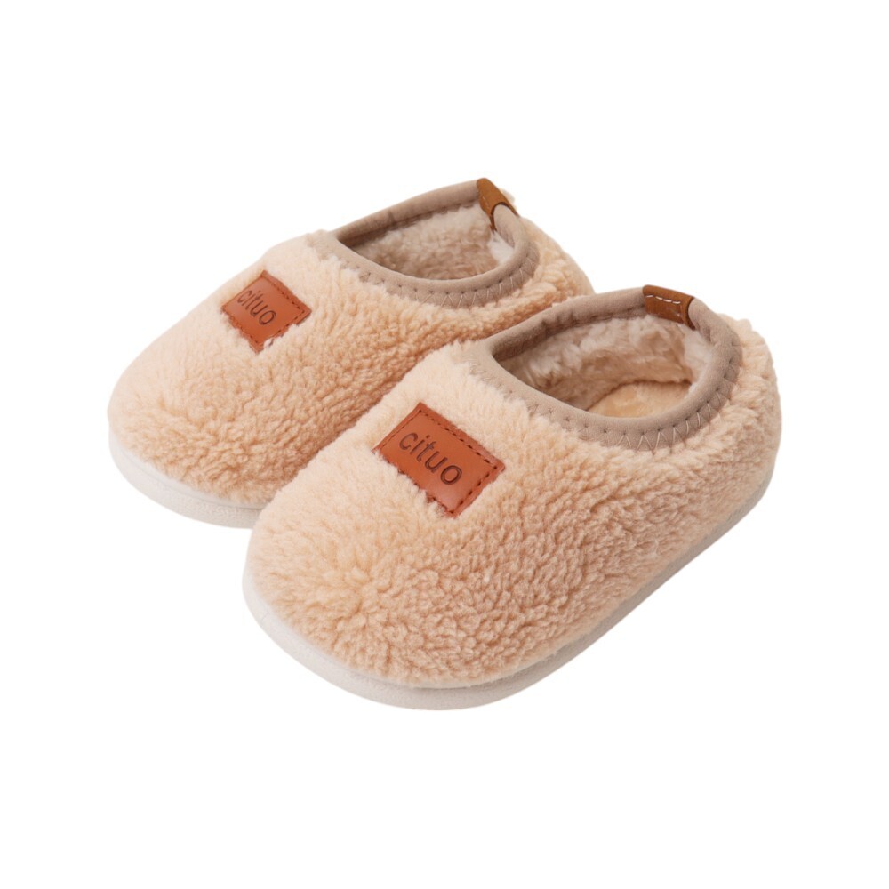 ☆ タイプB×ライトブラウン ☆ 16cm ☆ ルームシューズ 子供 pmykidsho02 ルームシューズ キッズ ボア ベルベット拍卖