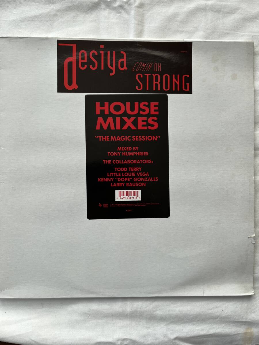 DESIYA COMIN ON STRONG (8VER) TONY HUMPHRIES、LARRY HEARDプレイ!!!拍卖