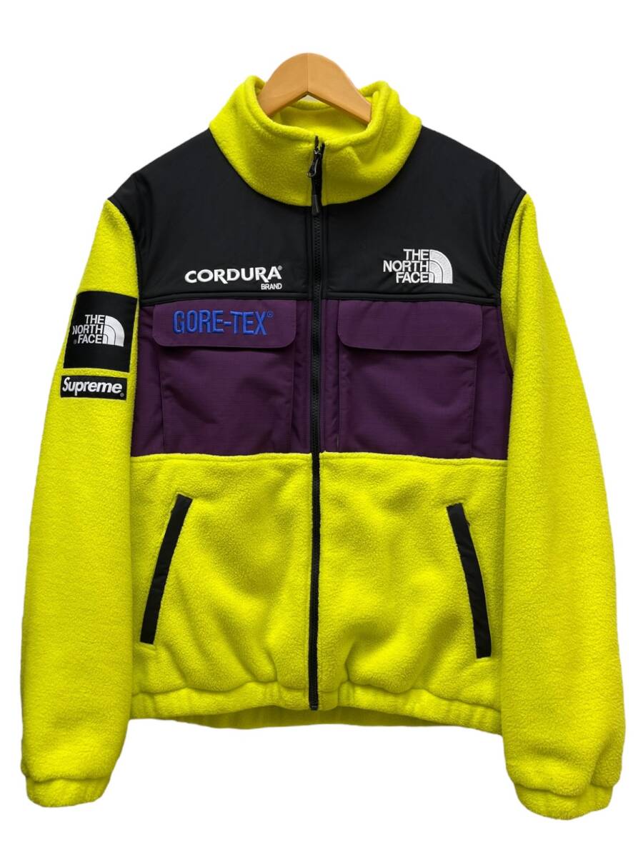Supreme (シュプリーム) ×THE NORTH FACE (ザ・ノースフェイス) Expedition フリースジャケット NL71809I M イエローメンズ/065拍卖