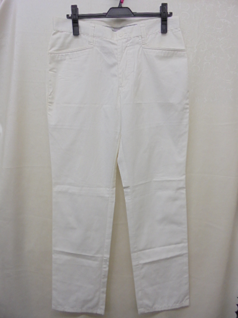 【KCM】sta-661-82★古着・中古★【IGNIO/イグニオ】 メンズ ロングパンツ ウエスト 82 ホワイト ゴルフウェア拍卖