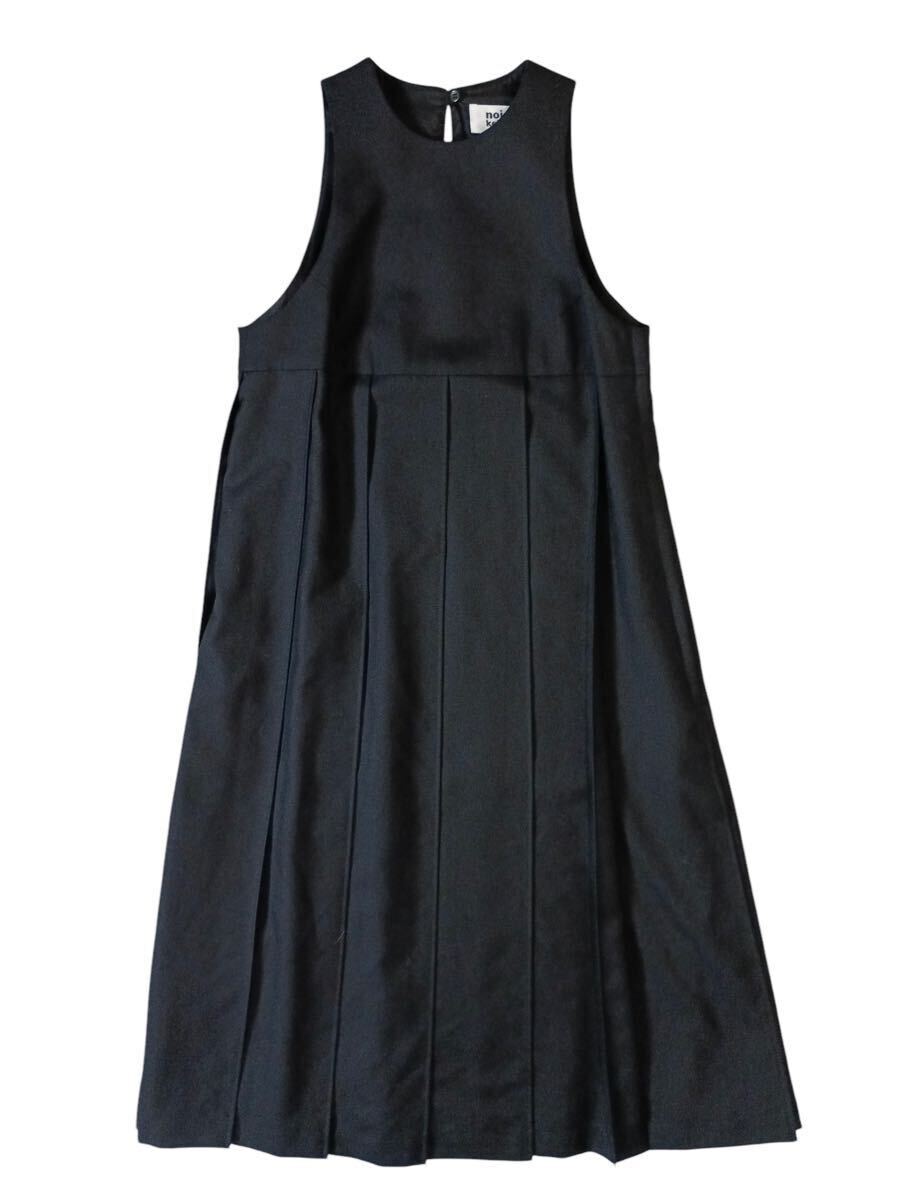 (D) noir kei ninomiya COMME des GARCONS ノワールケイニノミヤ コムデギャルソン 18AW プリーツ ノースリーブ ワンピース ブラック (ma)拍卖