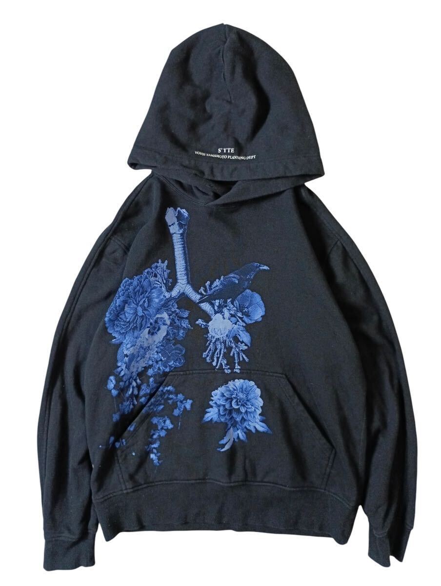 (D) S'YTE サイト ヨウジヤマモト スウェット パーカー 2 ブラック プルオーバー (ma)拍卖