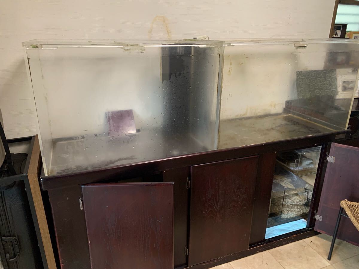 長崎関東送料無料aqua vertex〜熱帯魚買取人〜 850×500×600 950×500×600 1800×500×600 オーバーフロー水槽フルセット キャビネット 拍卖