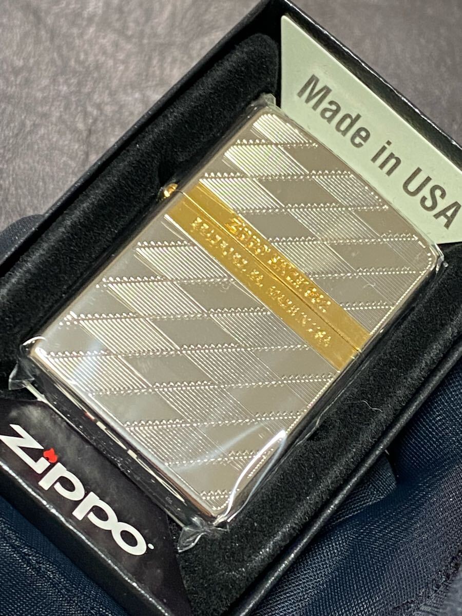 zippo ゴールド 両面刻印 GOLD 希少モデル 2024年製 ケース 保証書付き拍卖