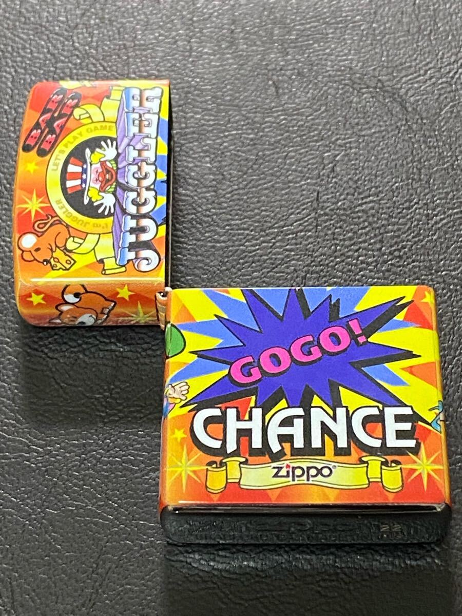 zippo ジャグラー フルカラー 5面加工 外側ケース アウター レッド 希少モデル 2022年製 GO GO CHANCE JUGGLER拍卖