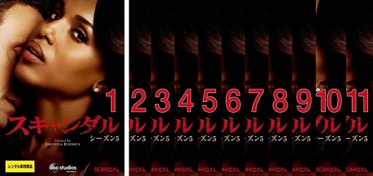 【中古】《ケースなし》スキャンダル シーズン5 全11巻セット s19921【レンタル専用DVD】拍卖