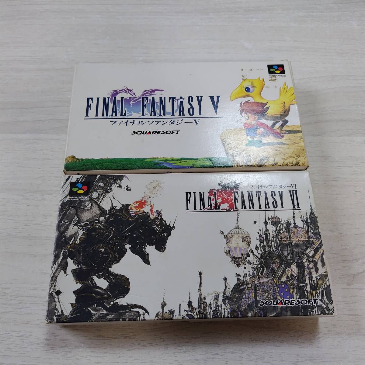 ☆SFC ファイナルファンタジー V ファイナルファンタジーVI 箱付き  何本でも同梱可☆拍卖