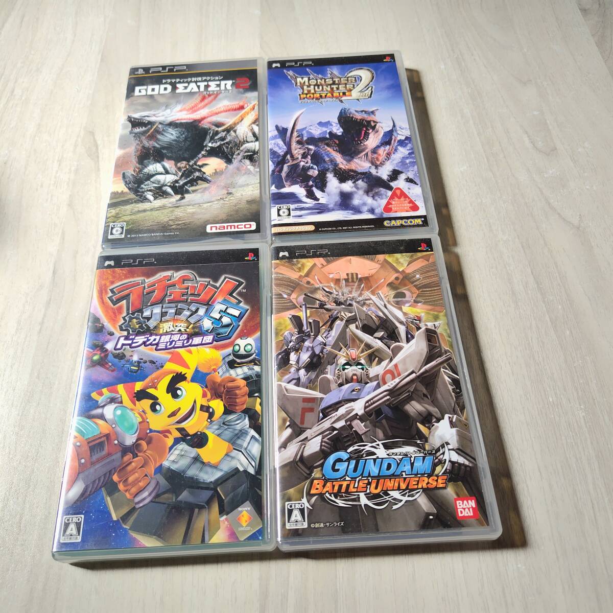 ☆PSP ガンダム バトルユニバース 等4本!  何本でも同梱可☆拍卖