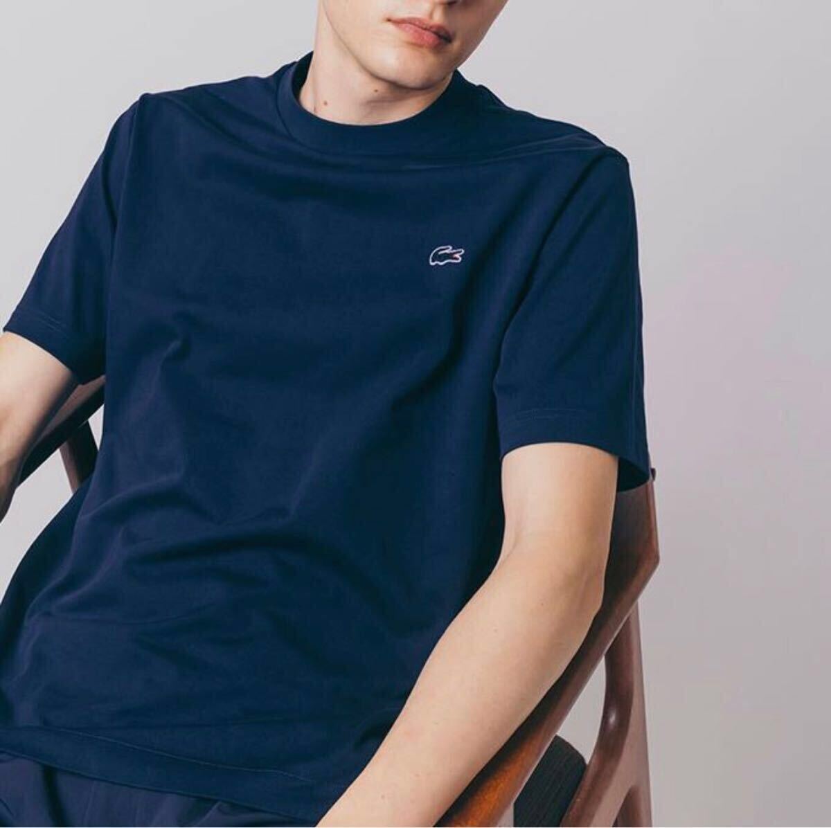 【LACOSTE / ラコステ】TH5830-99 アウトラインクロッククルーネックTシャツ 4拍卖