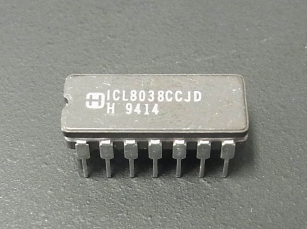 波形発生用 ICL8038CCJD HARRIS ミリタリーグレード拍卖
