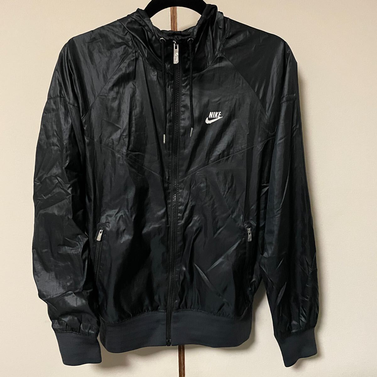 NIKE ナイキ ジップアップ パーカー ブラック S拍卖