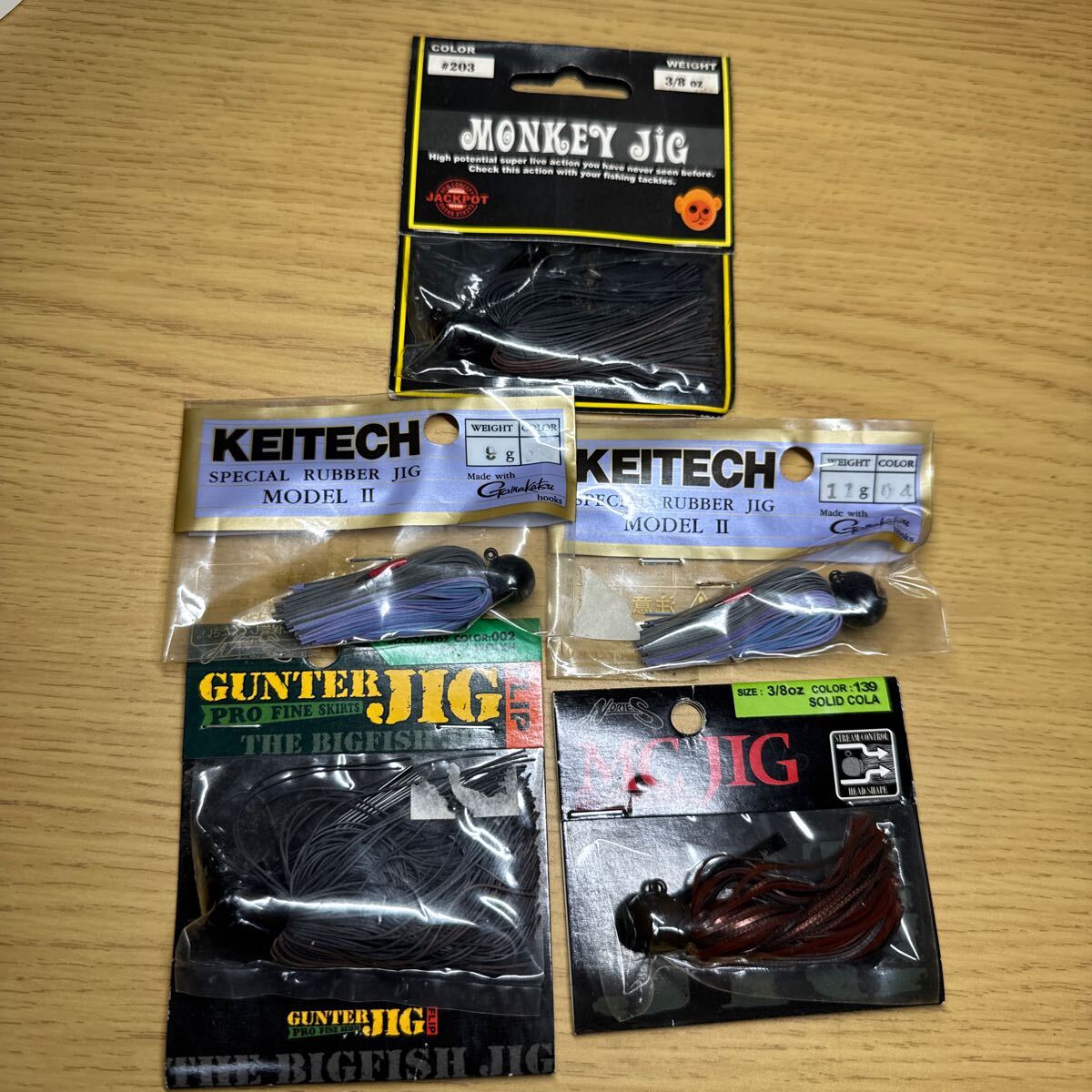 【未使用】ノリーズ 、ケイテック モデル2 ガンタージグフリップ MCジグ モンキージグセット(ID05410)拍卖