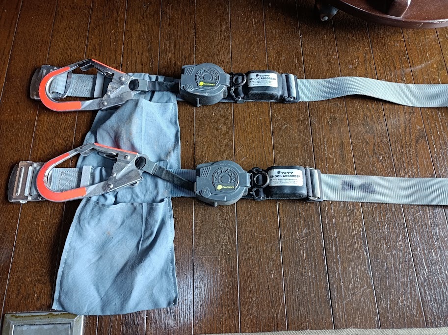 安全帯 タニザワ ショックアブソーバー 2本 中古品拍卖