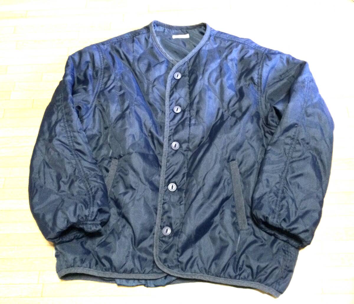 GOODDAY MOOD キルティング ジャンバー ジャケット ブルゾン サイズLL 紺色拍卖