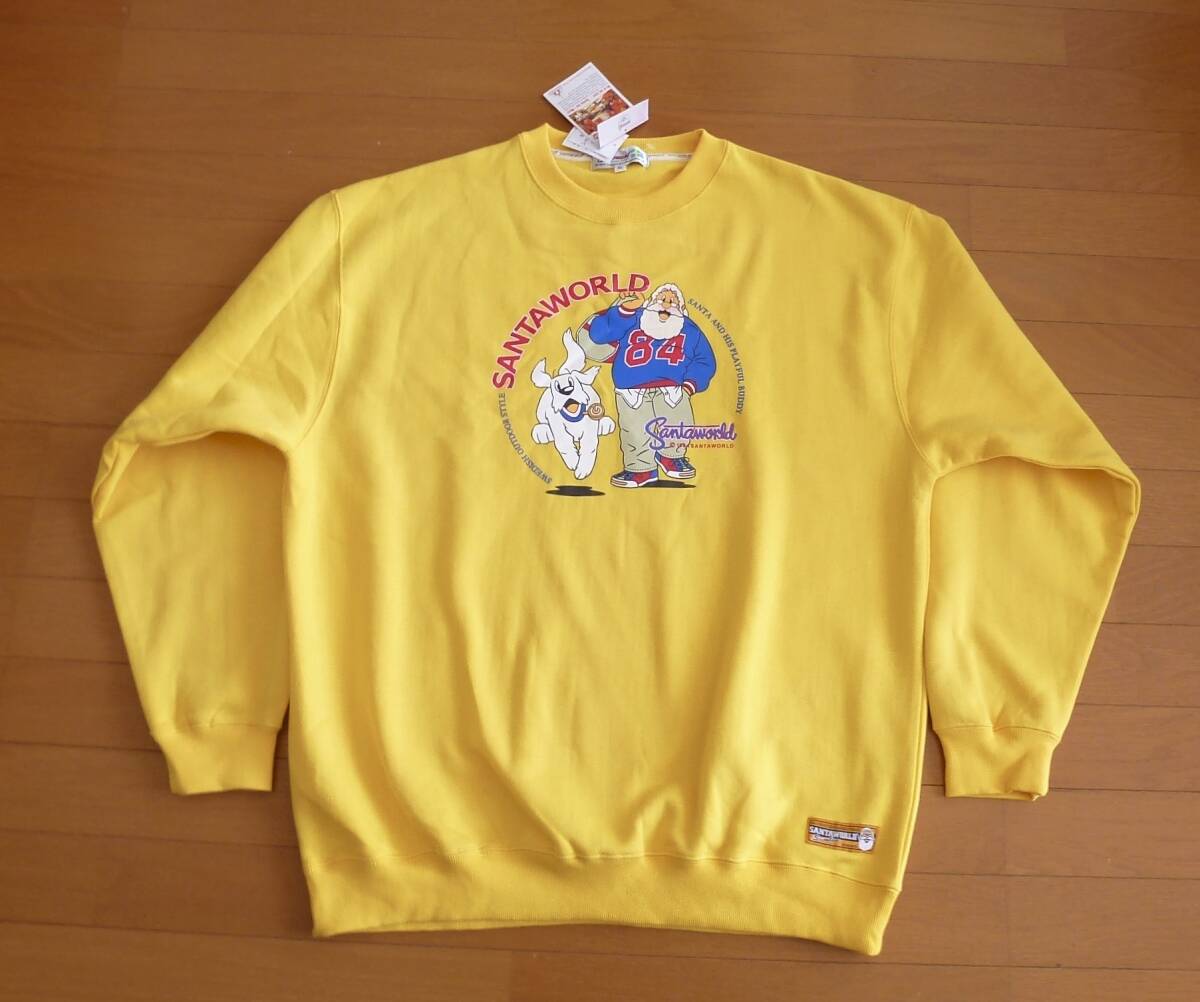 新品 SANTAWORLD サンタワールド スウェット トレーナー CAPTAIN SANTA B品 4L 即決あり!拍卖