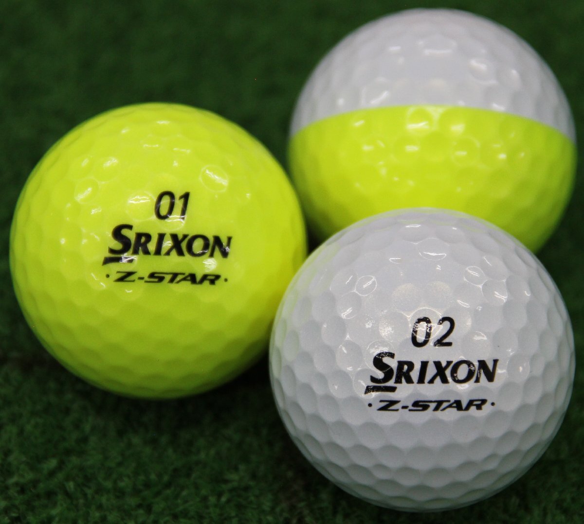 Aランク スリクソン SRIXON Z-STAR DIVIDE イエロー 2023年 30個 球手箱 ロストボール拍卖