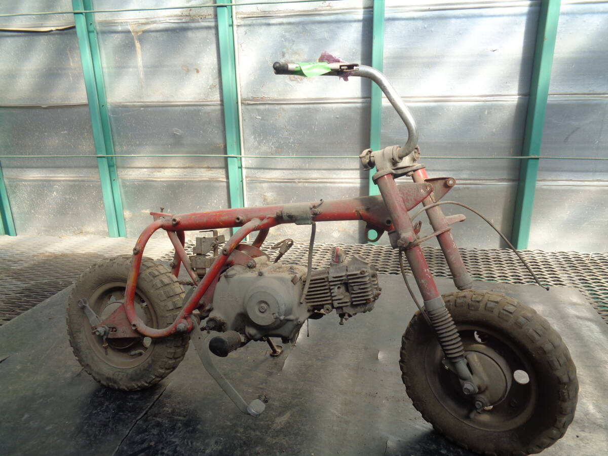 ホンダ 6V A型 モンキー50 レストア&部品取りベース車両の扱いの現状販売車両です。NO-43拍卖