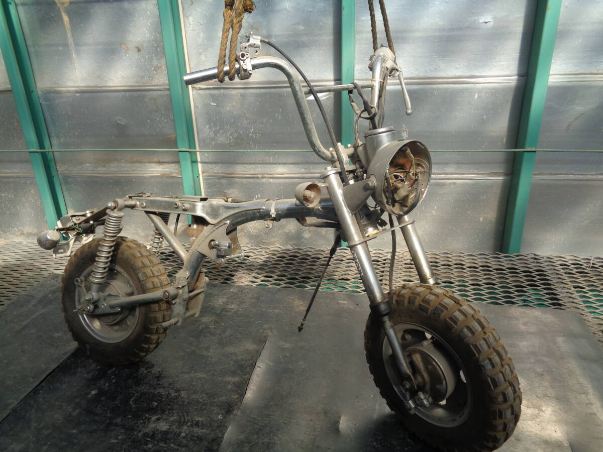 ホンダ 6V J型 メッキモンキー50 レストア&部品取りベース車両の扱いの現状販売車両です。NO-46拍卖