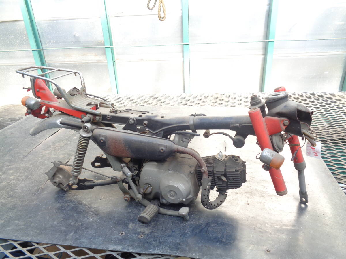 ホンダ 6V J型 モンキー50 レストア&部品取りベース車両の扱いの現状販売車両です。NO-48拍卖