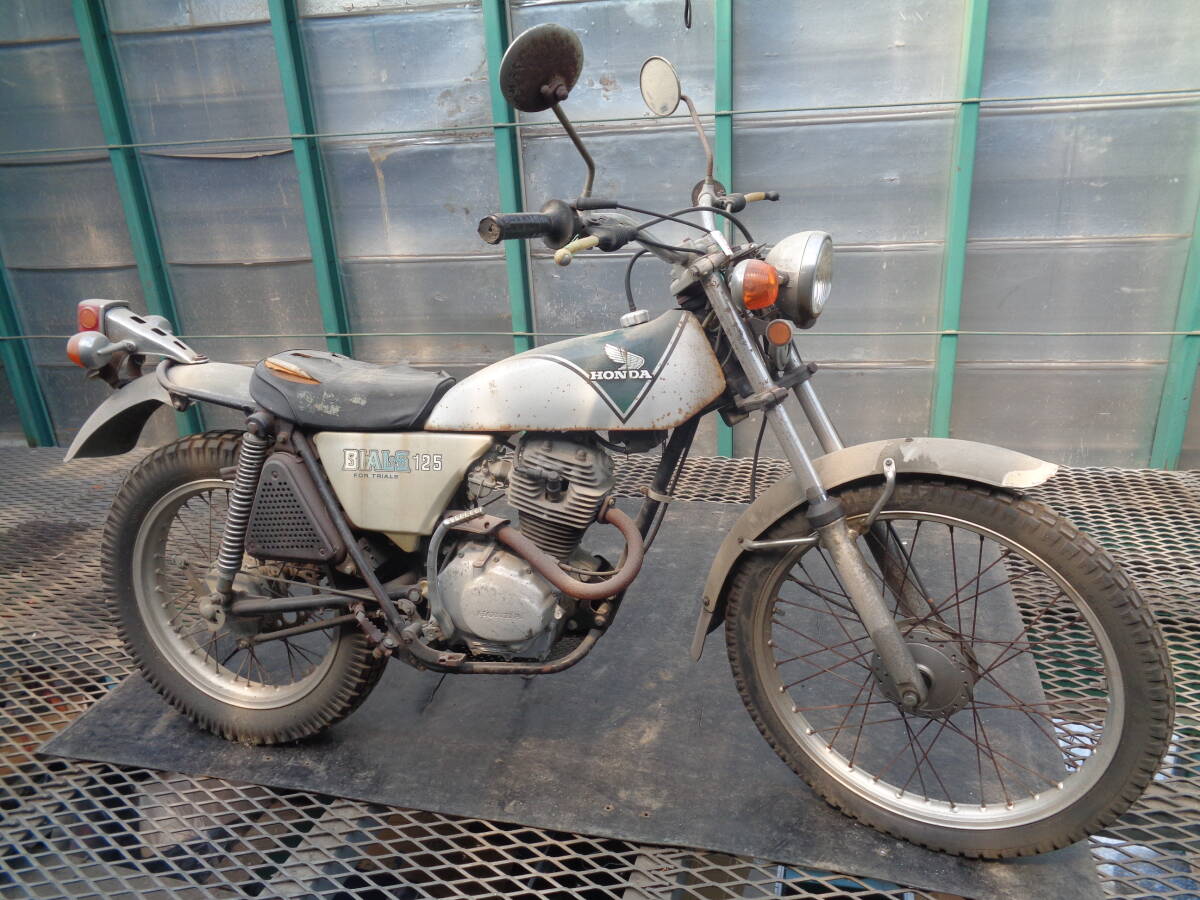 ホンダ バイアルスTL125 イーハトーブ125 型式TL125 レストア&部品取りベース車両の扱いの現状販売車両です。NO-54拍卖