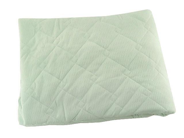 ボックスシーツ一体型敷きパッド 吸汗速乾 ドライニット クイーン 幅160x200x30cm ミントブルー拍卖